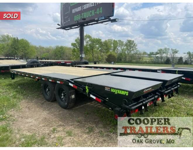 2023 Load Trail 15.5k Deck Over 102x22 w/ MAX Ramps Flatbed BP at Cooper Trailers, Inc STOCK# GM91233 Photo 2