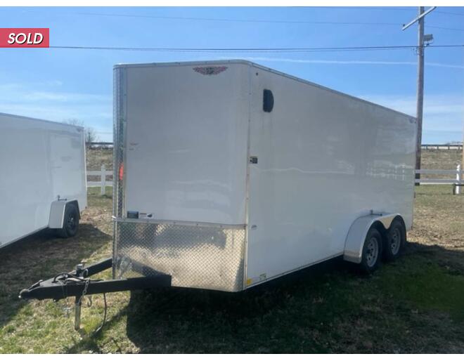 2019 H&H V-Nose Cargo 7x16 Cargo Encl BP at Cooper Trailers, Inc STOCK# UF20125 Exterior Photo