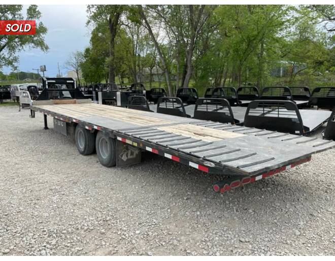 2020 Load Trail 25k Low-Pro Hyd. Dove GN 102X32 Flatbed GN at Cooper Trailers, Inc STOCK# UGT99869 Photo 2