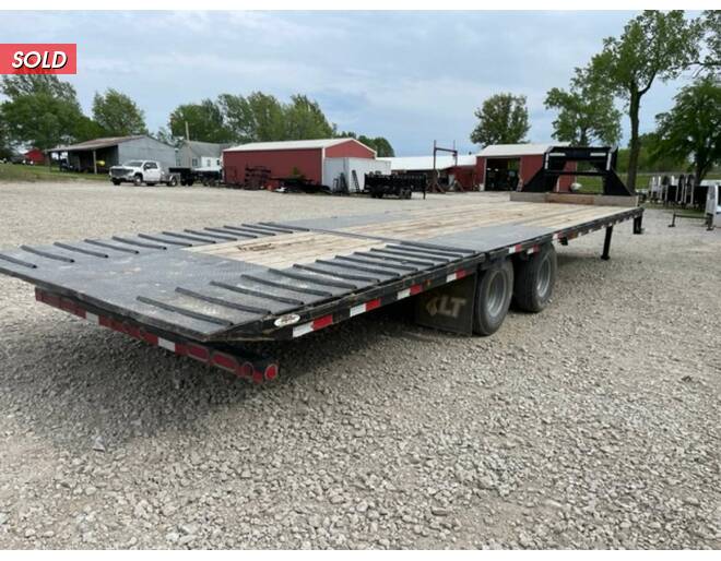 2020 Load Trail 25k Low-Pro Hyd. Dove GN 102X32 Flatbed GN at Cooper Trailers, Inc STOCK# UGT99869 Photo 3