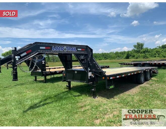 2024 Load Trail 24k Low-Pro GN 102x25 Flatbed GN at Cooper Trailers, Inc STOCK# GTA99204 Exterior Photo