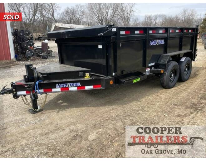 2024 Load Trail 14k LowPro Dump 83X14 + 3' Sides Dump at Cooper Trailers, Inc STOCK# ED11449 Photo 2