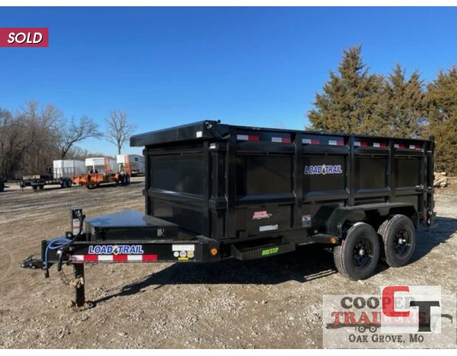 2024 Load Trail 14k LowPro Dump 83X14 + 4' Sides Dump at Cooper Trailers, Inc STOCK# ED13141 Exterior Photo
