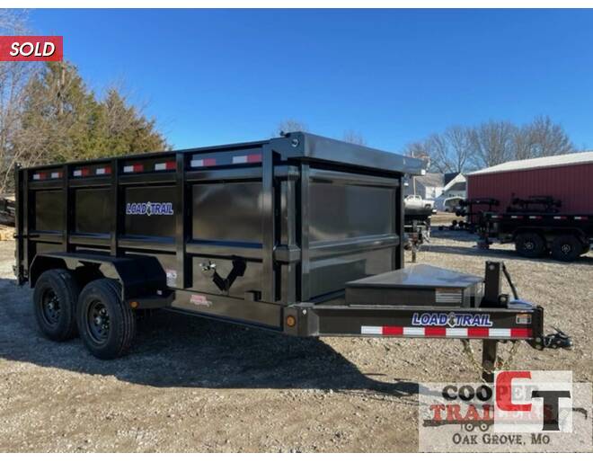2024 Load Trail 14k LowPro Dump 83X14 + 4' Sides Dump at Cooper Trailers, Inc STOCK# ED13141 Photo 2