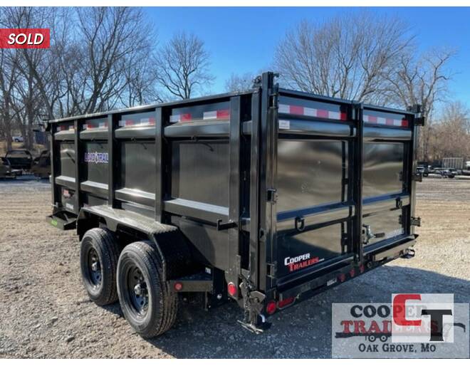 2024 Load Trail 14k LowPro Dump 83X14 + 4' Sides Dump at Cooper Trailers, Inc STOCK# ED13141 Photo 4