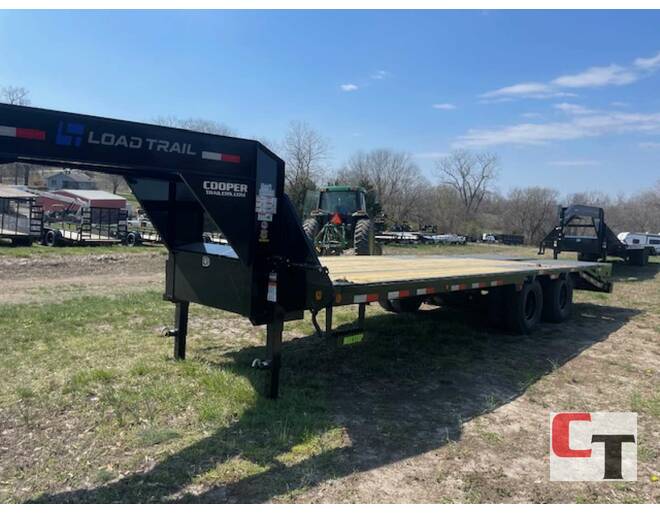 2024 Load Trail 24k Low-Pro GN 102x25 Flatbed GN at Cooper Trailers, Inc STOCK# GTA20731 Exterior Photo