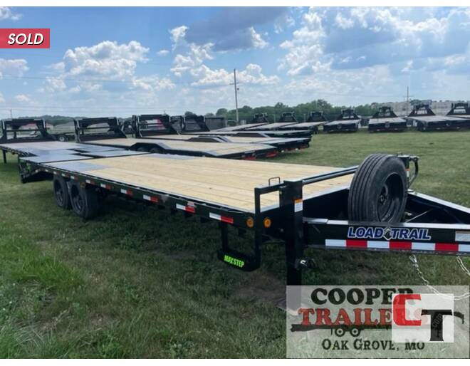 2024 Load Trail 18k Deck Over 102x24 w/ MAX Ramps Flatbed BP at Cooper Trailers, Inc STOCK# GN22179 Photo 3