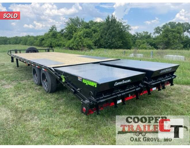 2024 Load Trail 18k Deck Over 102x24 w/ MAX Ramps Flatbed BP at Cooper Trailers, Inc STOCK# GN22179 Photo 5